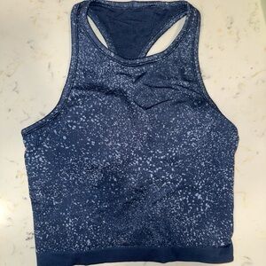 Blue Speckled Racerback Lululemon Tank Top